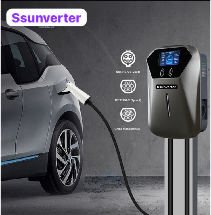 شارژر خودرو برقی ، ۳۲ آمپر با توان ۷، ۹ ، ۱۱ ، ۲۲ کیلو وات