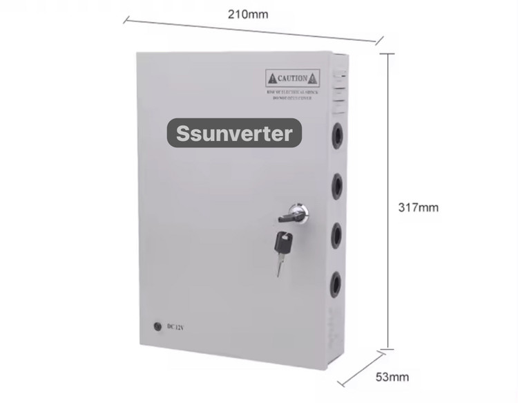 پاور ساپلای باکس ۱۸ کانال ، ۱۲ ولت ۱۵ آمپر ( دوربین مداربسته ، ال ای دی خطی و….)