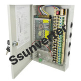 پاور ساپلای باکس ۱۸ کانال ، ۱۲ ولت ۱۵ آمپر ( دوربین مداربسته ، ال ای دی خطی و….)